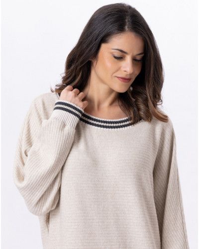 Robe maille tricot Le Chat Esmée (Beige)