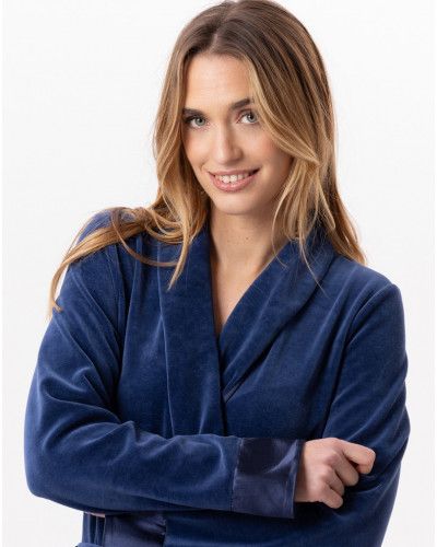 Bathrobe cotton long Le Chat Essentiel (Prusse)
