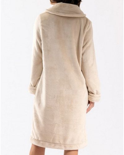 Robe de chambre zippée Le Chat Essentiel (Coquille)