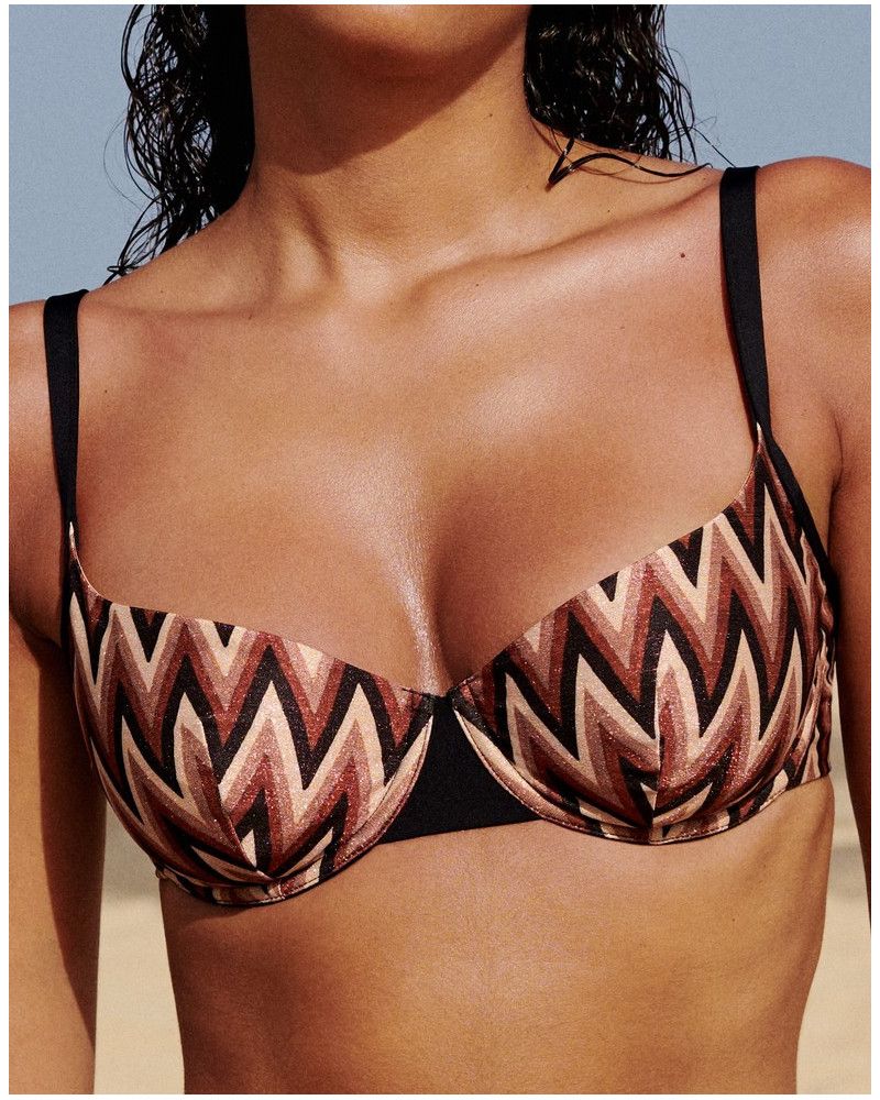 Plunge bikini top Marie Jo Bain Su Ana (Miramar)