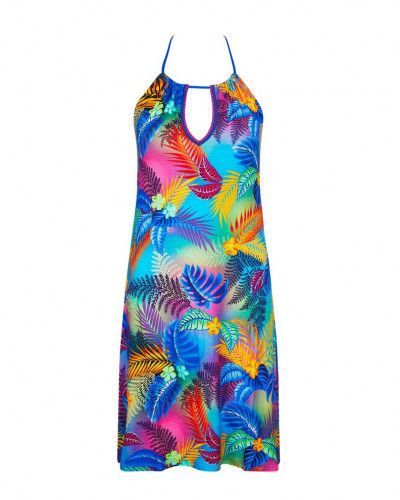 Robe de plage Antigel L'Avatar des Îles (Bleu Avatar)