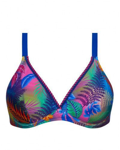 Soutien-gorge de bain armatures triangle Antigel L'Avatar des Îles (Bleu Avatar)