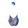 Maillot de bain une pièce nageur avec maintien Antigel L'Avatar des Îles (Bleu Avatar)