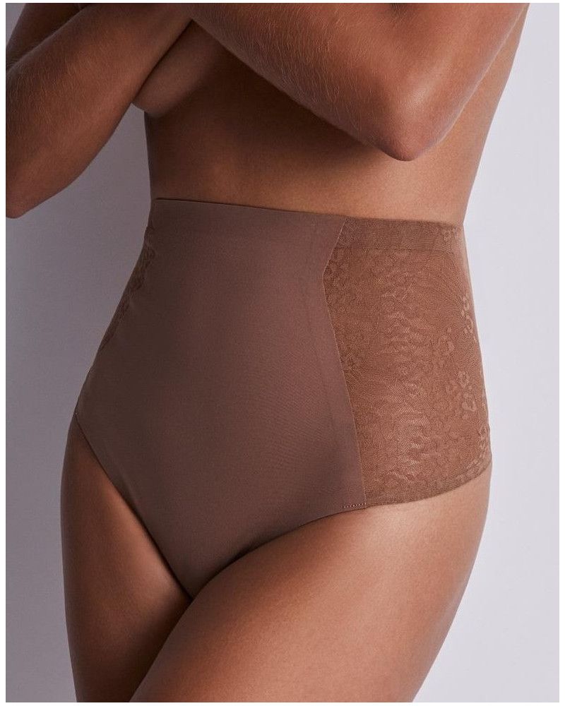 Very high waist knickers Aubade Sculpt (Cinnamon)