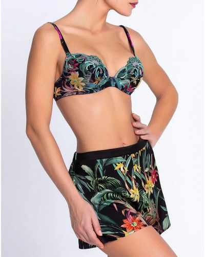 Short imprimé en soie Lise Charmel Fleurs Étoiles (Eclat Etoile)