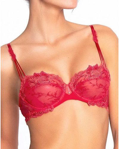 Soutien gorge corbeille Lise Charmel noir et doré Sublime Or