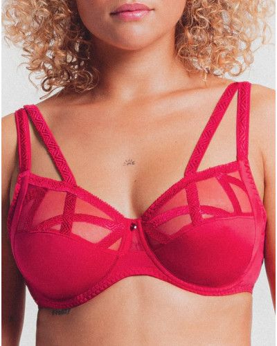 Underwired bra Louisa Bracq Série (Rouge à Lèvres)