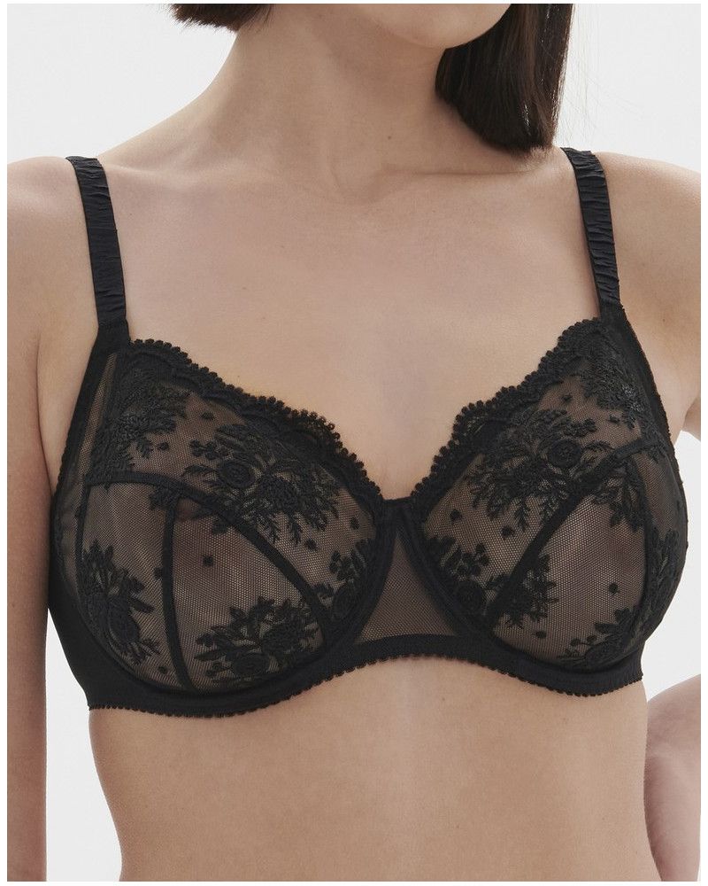 Sujetador con aros Simone Pérèle Intrigue (Negro)