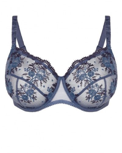 Sujetador con aros Simone Pérèle Intrigue (Bleu Cendre)