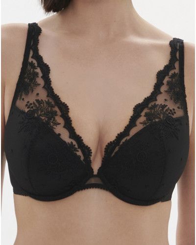 Soutien-gorge push-up Simone Pérèle Intrigue (Noir)