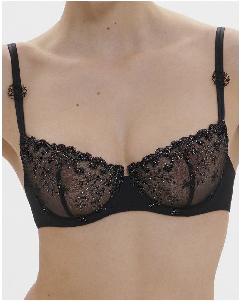 Sujetador corbeille Simone Pérèle Délice (Noir Gem)