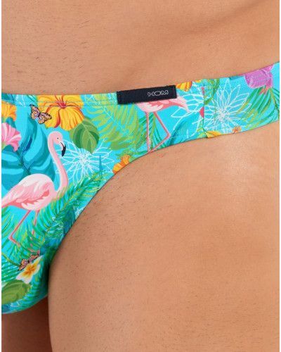 String HOM Funky Styles (Imprimé Turquoise)