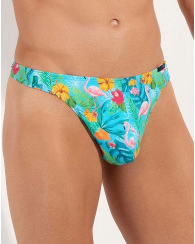 Tanga HOM Funky Styles (Imprimé Turquoise)