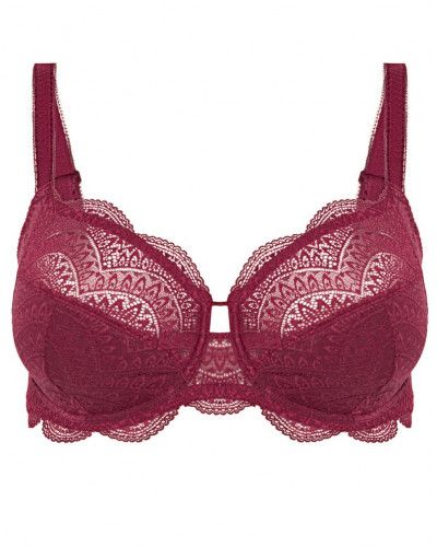 Underwired bra Simone Pérèle Karma (Rouge Spinelle)