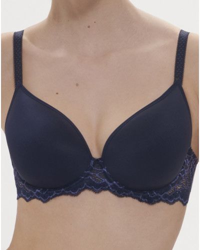 Soutien-gorge spacer décolleté plongeant Simone Pérèle Caresse (Encre)