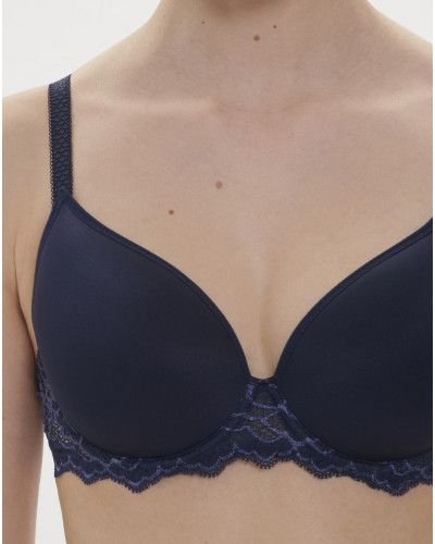 Soutien-gorge spacer décolleté plongeant Simone Pérèle Caresse (Encre)
