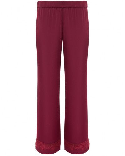 Pantalon Simone Pérèle Satin Secrets (Rouge Spinelle)