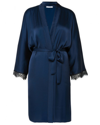 Mid-length kimono Simone Pérèle Satin Secrets (Pleine Lune)