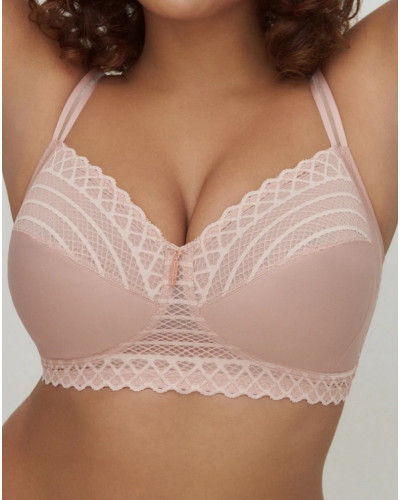 Sujetador sin aros Prima Donna Twist East End (Powder Rose)