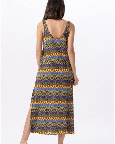 Openwork dress Le Chat Bahia (Bleu Multicolore)
