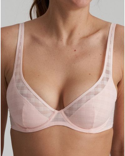 Soutien-gorge plunge demi mousse Marie Jo Jereme (Glossy Pink)