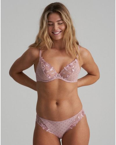 Slip brésilien Marie Jo Agnes (Vintage Pink)