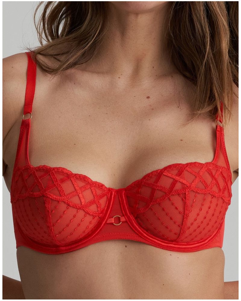 Sujetador balconette Marie Jo Jhana (Fiesta Red)