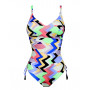 One-piece swimming costume Empreinte Prisme (Multicolore)