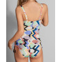 One-piece swimming costume Empreinte Prisme (Multicolore)
