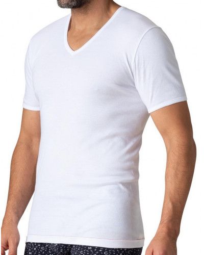 Paquete de 2 Camiseta cuello en V Eminence (Blanco)
