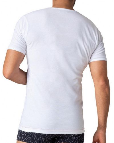Paquete de 2 Camiseta cuello en V Eminence (Blanco)