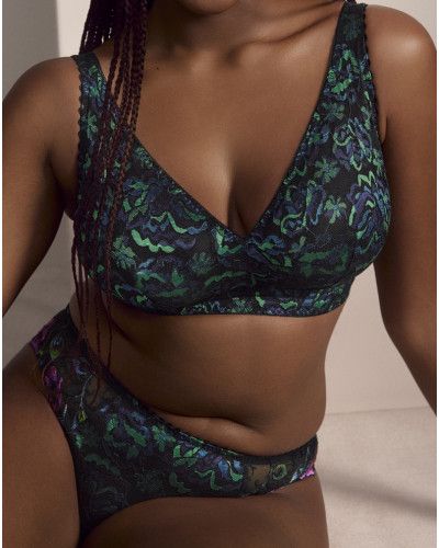 Slip brésilien Prima Donna San Angel (Peacock Feather)