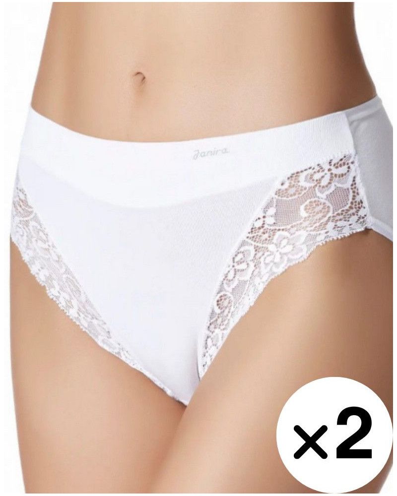 Bragas encaje Algodón Janira Esencial Lace (Lote de 2)