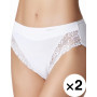 Pack of 2 chic panties Janira Esencial Lace