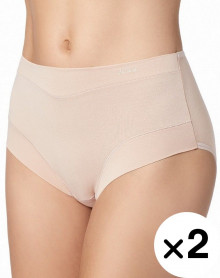 Set of 2 basic panties cotton Janira Esencial