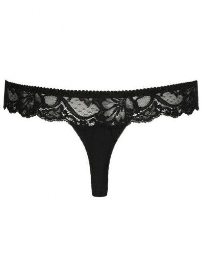 Thong Prima Donna Madison (Black Tailor)
