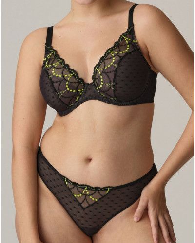 Padded plunge bra Prima Donna Twist Tepito (Dark Glow)