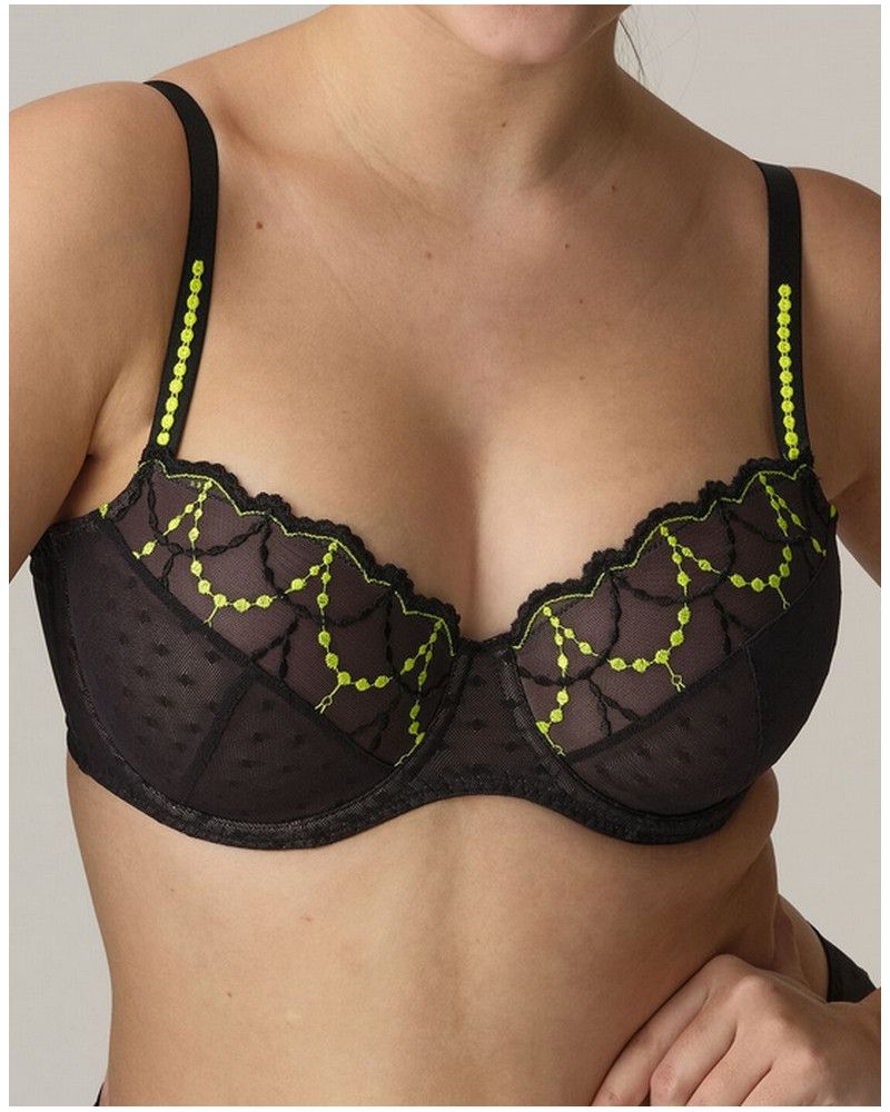 Padded balcony bra Prima Donna Twist Tepito (Dark Glow)