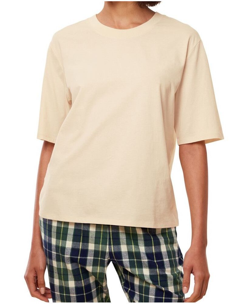 3/4 sleeve top 100% organic cotton Triumph Nuit (Creamy Dream)