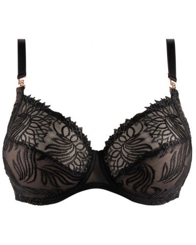 Underwired bra Louisa Bracq Swan (Black)
