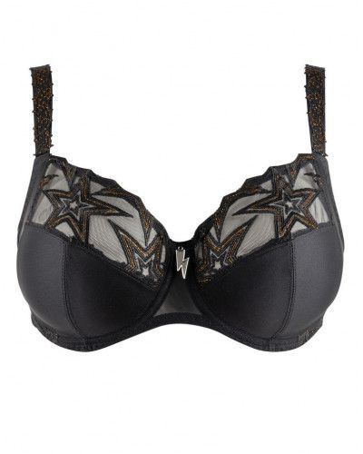 Underwired bra Louisa Bracq Superstar (Noir-Or)