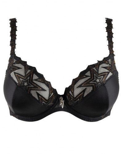 Sujetador plunge Louisa Bracq Superstar (Noir-Or)