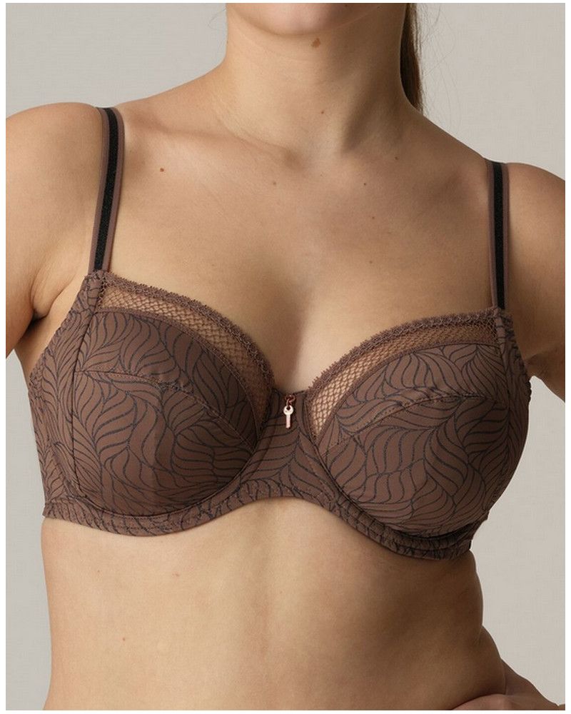 Underwired bra Prima Donna Twist Ajusco (Caribe Taupe)