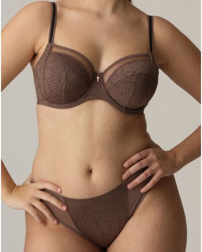 Slip brésilien Prima Donna Twist Ajusco (Caribe Taupe)