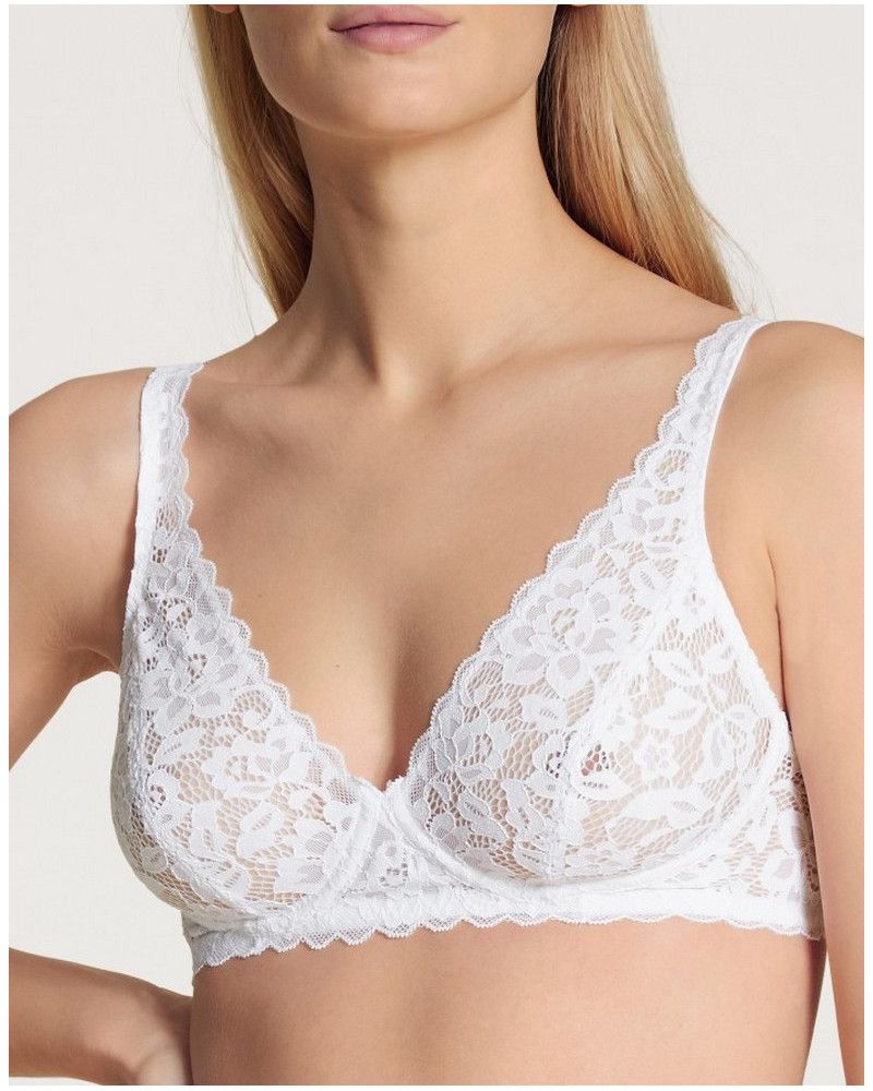 Sostén Calida Natural Comfort Lace (Blanco)