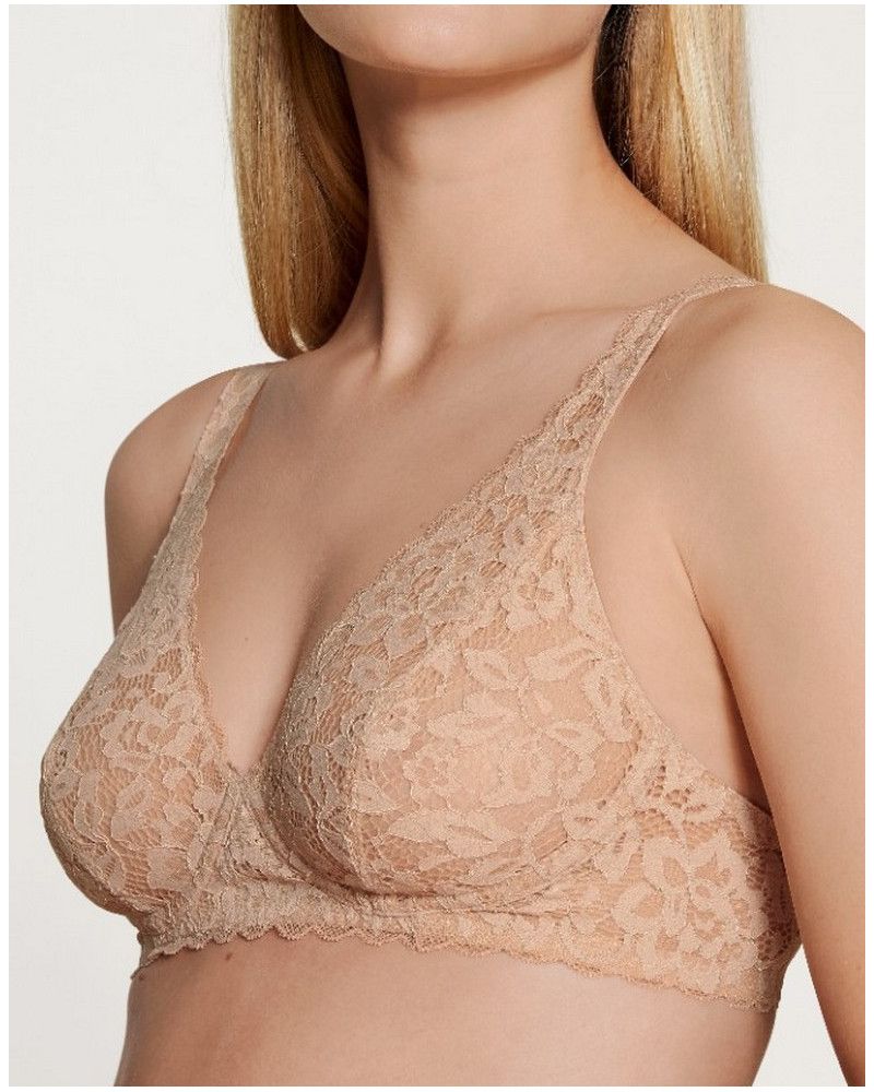Bralette Calida Natural Comfort Lace (Rose Teint)