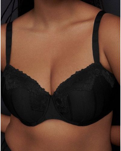 Sujetador balconette performado Prima Donna Twist Maldives (Negro)