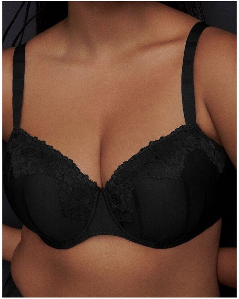 Padded balcony bra Prima Donna Twist Maldives (Black)