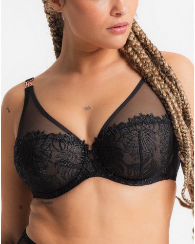 Sujetador foulard Louisa Bracq Swan (Negro)