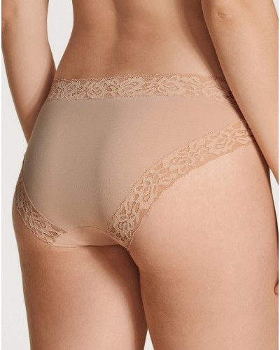 Slip en coton Calida Natural Comfort Lace (Rose Teint)